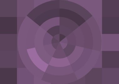 Büyük renk kare pikselleri ve dairesi olan soyut dekoratif arkaplan