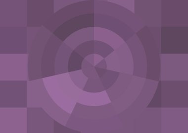 Büyük renk kare pikselleri ve dairesi olan soyut dekoratif arkaplan