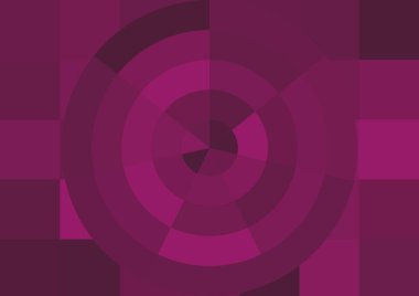 Büyük renk kare pikselleri ve dairesi olan soyut dekoratif arkaplan