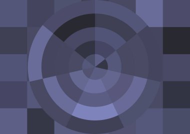 Büyük renk kare pikselleri ve dairesi olan soyut dekoratif arkaplan