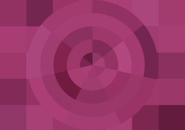 Büyük renk kare pikselleri ve dairesi olan soyut dekoratif arkaplan