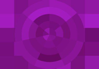 Büyük renk kare pikselleri ve dairesi olan soyut dekoratif arkaplan