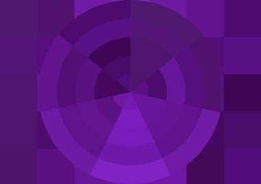 Büyük renk kare pikselleri ve dairesi olan soyut dekoratif arkaplan