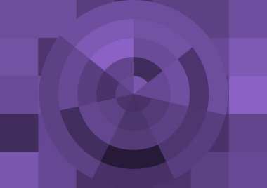 Büyük renk kare pikselleri ve dairesi olan soyut dekoratif arkaplan