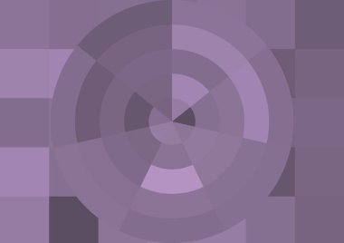 Büyük renk kare pikselleri ve dairesi olan soyut dekoratif arkaplan