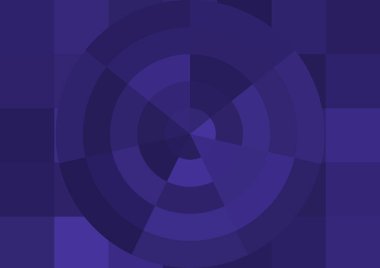 Büyük renk kare pikselleri ve dairesi olan soyut dekoratif arkaplan