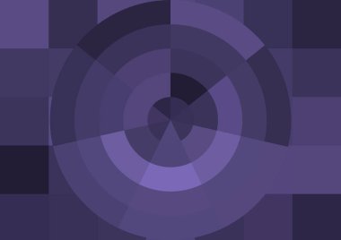 Büyük renk kare pikselleri ve dairesi olan soyut dekoratif arkaplan