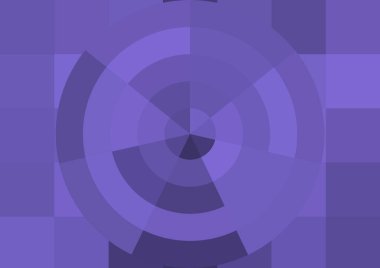 Büyük renk kare pikselleri ve dairesi olan soyut dekoratif arkaplan