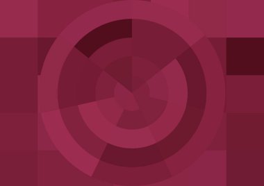 Büyük renk kare pikselleri ve dairesi olan soyut dekoratif arkaplan