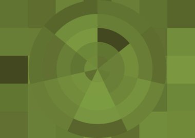 Büyük renk kare pikselleri ve dairesi olan soyut dekoratif arkaplan