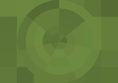 Büyük renk kare pikselleri ve dairesi olan soyut dekoratif arkaplan