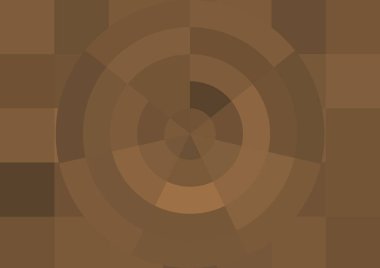 Büyük renk kare pikselleri ve dairesi olan soyut dekoratif arkaplan