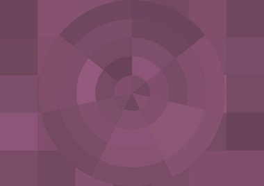 Büyük renk kare pikselleri ve dairesi olan soyut dekoratif arkaplan