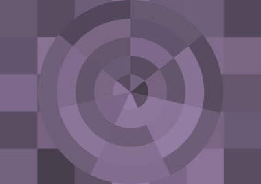 Büyük renk kare pikselleri ve dairesi olan soyut dekoratif arkaplan