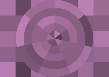 Büyük renk kare pikselleri ve dairesi olan soyut dekoratif arkaplan