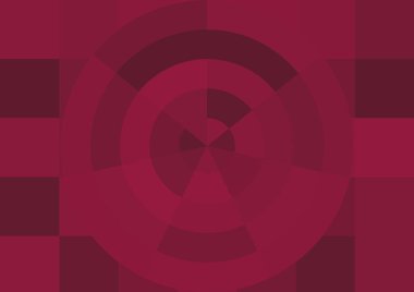 Büyük renk kare pikselleri ve dairesi olan soyut dekoratif arkaplan