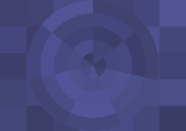 Büyük renk kare pikselleri ve dairesi olan soyut dekoratif arkaplan