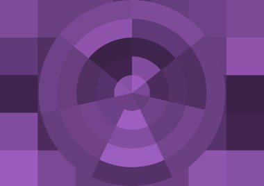 Büyük renk kare pikselleri ve dairesi olan soyut dekoratif arkaplan