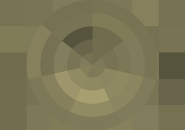 Büyük renk kare pikselleri ve dairesi olan soyut dekoratif arkaplan