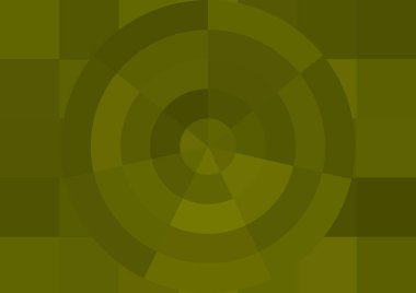 Büyük renk kare pikselleri ve dairesi olan soyut dekoratif arkaplan