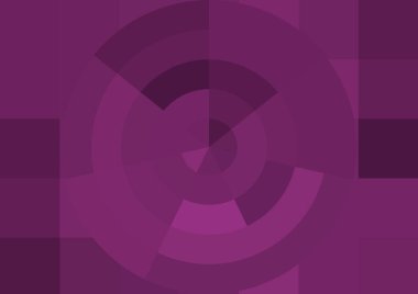 Büyük renk kare pikselleri ve dairesi olan soyut dekoratif arkaplan