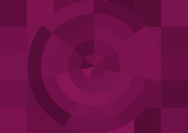 Büyük renk kare pikselleri ve dairesi olan soyut dekoratif arkaplan