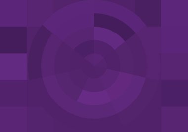 Büyük renk kare pikselleri ve dairesi olan soyut dekoratif arkaplan