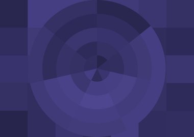 Büyük renk kare pikselleri ve dairesi olan soyut dekoratif arkaplan