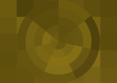 Büyük renk kare pikselleri ve dairesi olan soyut dekoratif arkaplan