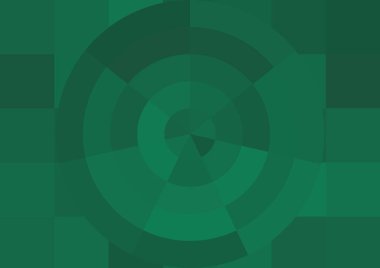 Büyük renk kare pikselleri ve dairesi olan soyut dekoratif arkaplan