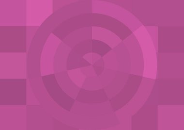 Büyük renk kare pikselleri ve dairesi olan soyut dekoratif arkaplan