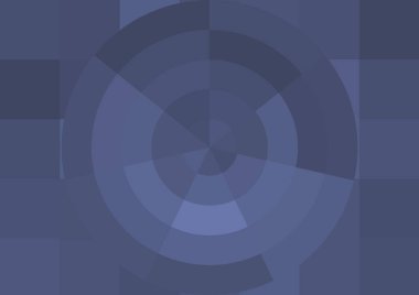 Büyük renk kare pikselleri ve dairesi olan soyut dekoratif arkaplan