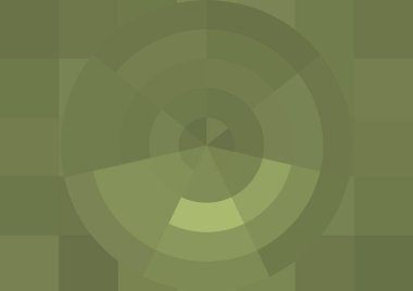 Büyük renk kare pikselleri ve dairesi olan soyut dekoratif arkaplan