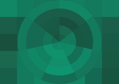 Büyük renk kare pikselleri ve dairesi olan soyut dekoratif arkaplan