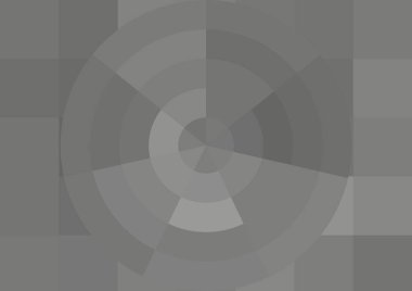 Büyük gri kare pikselleri ve dairesi olan soyut dekoratif arkaplan