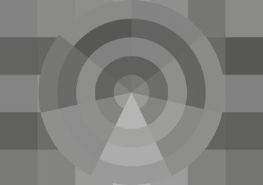 Büyük gri kare pikselleri ve dairesi olan soyut dekoratif arkaplan