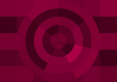 Büyük renk kare pikselleri ve dairesi olan soyut dekoratif arkaplan