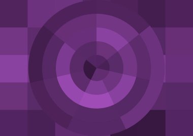 Büyük renk kare pikselleri ve dairesi olan soyut dekoratif arkaplan