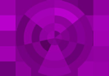 Büyük renk kare pikselleri ve dairesi olan soyut dekoratif arkaplan