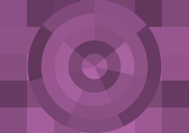 Büyük renk kare pikselleri ve dairesi olan soyut dekoratif arkaplan