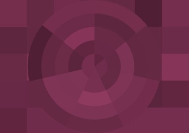 Büyük renk kare pikselleri ve dairesi olan soyut dekoratif arkaplan