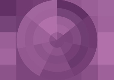 Büyük renk kare pikselleri ve dairesi olan soyut dekoratif arkaplan