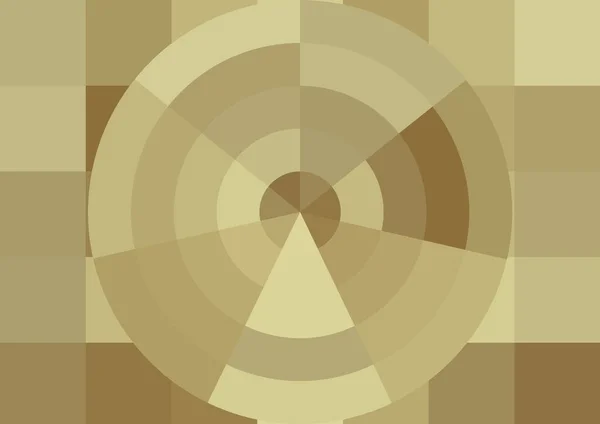 Astratto Sfondo Decorativo Con Grandi Pixel Quadrati Colore Cerchio — Foto Stock