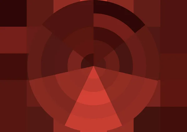 Абстрактный Декоративный Фон Большим Цветом Квадратных Пикселей Круга — стоковое фото
