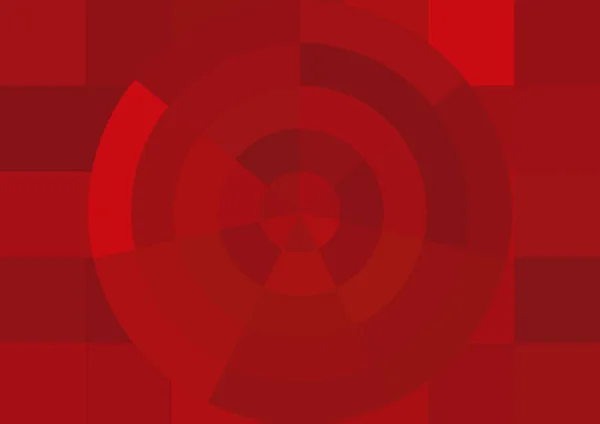 Fundo Decorativo Abstrato Com Grande Cor Vermelha Pixels Quadrados Círculo — Fotografia de Stock