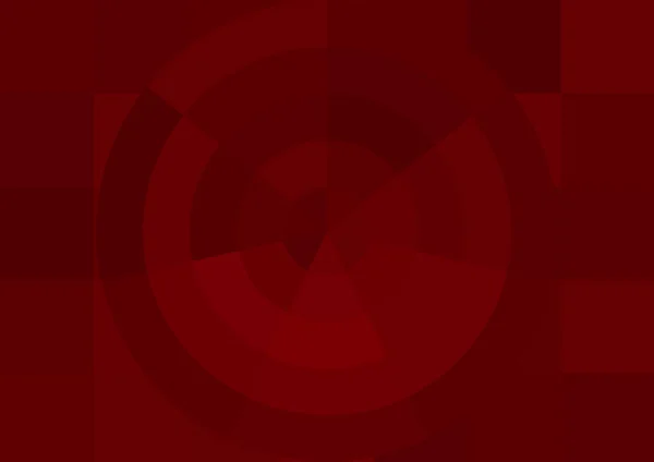 Абстрактный Декоративный Фон Большим Красным Цветом Квадратных Пикселей Круга — стоковое фото