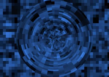 Mavi renkli soyut dekoratif arkaplan