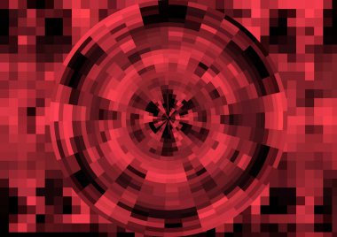 Kırmızı renkli soyut dekoratif arkaplan