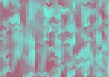 Renkli paralel piksel dalgaları olan soyut dekoratif arkaplan