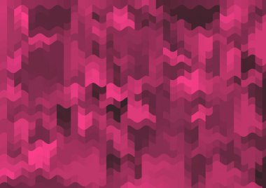 Renkli paralel piksel dalgaları olan soyut dekoratif arkaplan